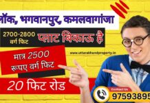 Prime South-Facing Plot Near Gurukul School, Haldwani – Just ₹2500/Sqft! plot for sale in bhagwanpur haldwani